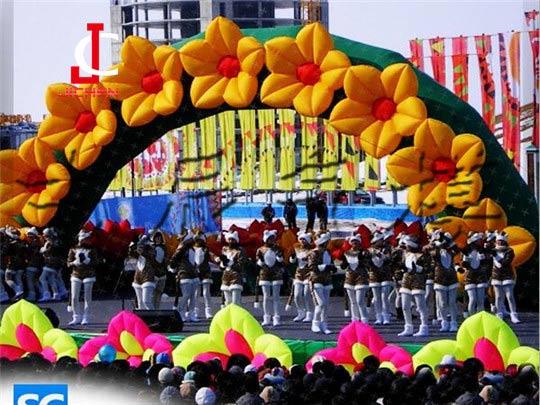 花朵充气拱门                                                                                                                                                                                                  